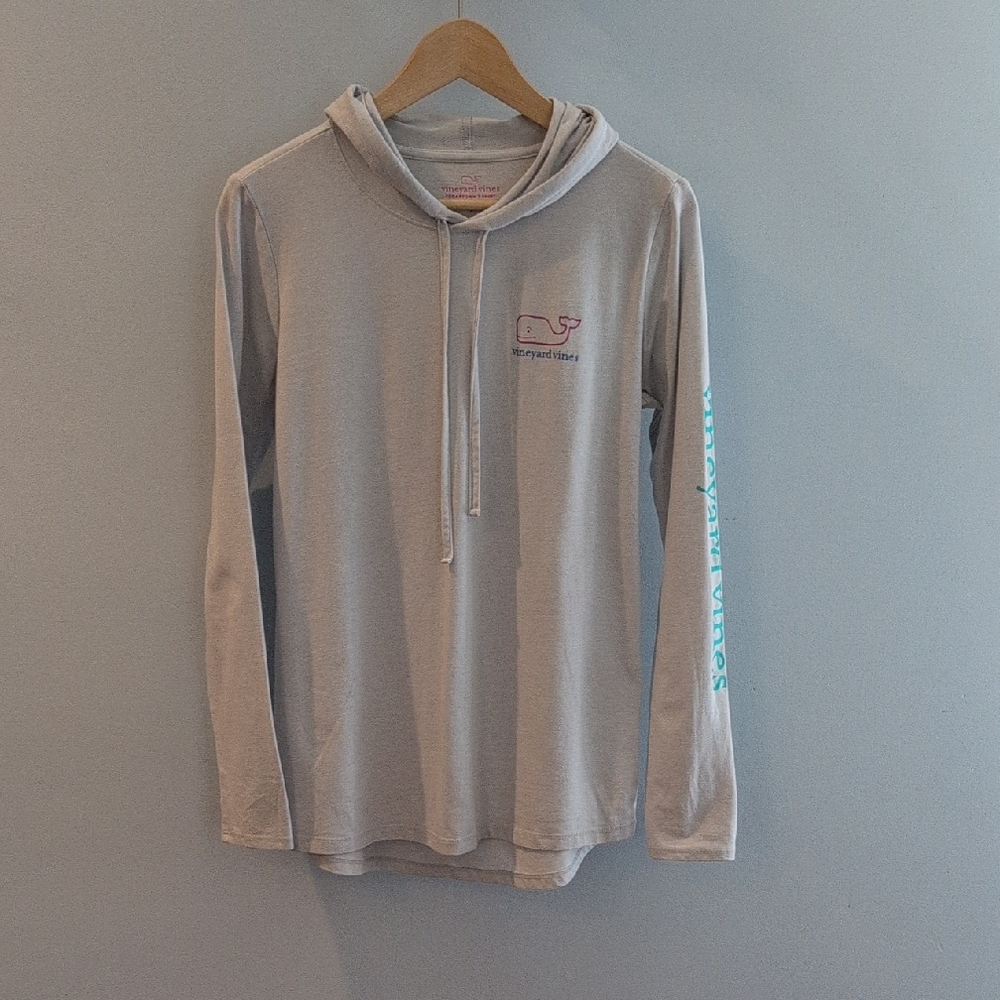 Vineyard Vines Men's Small Edgartown Lightweight Long Sleeve Hoodie T-Shirt